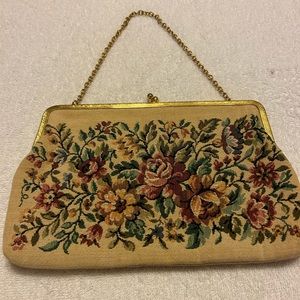 Walborg West Germany Tapestry Floral Purse